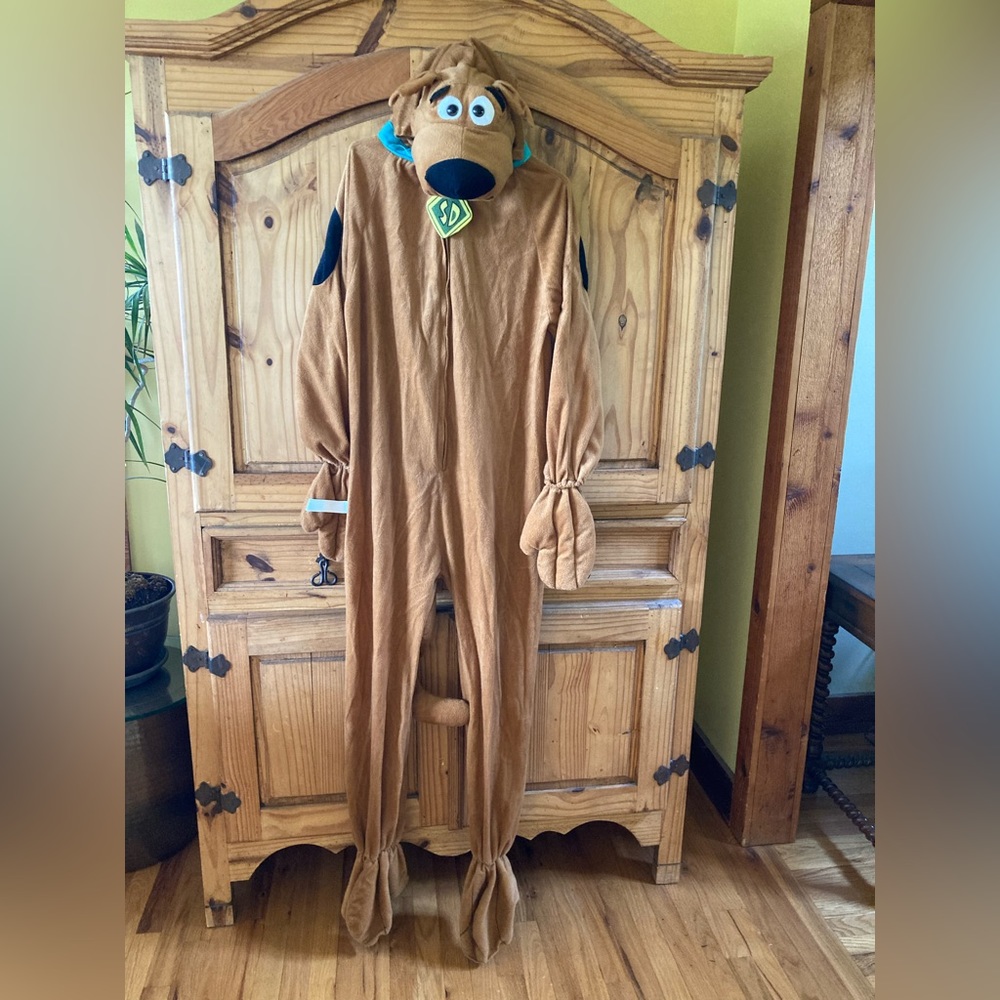 Adults Scooby Doo hooded costume - one size